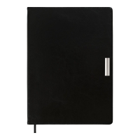 Дневник недатированный SALERNO, L2U, А4, черный, искусственная кожа Buromax BM.2099-01