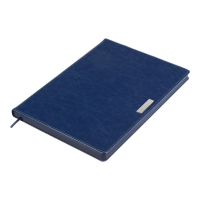 Щоденник недатований SALERNO, L2U, А4, синій, штучна шкіра Buromax BM.2099-02