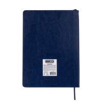 Щоденник недатований SALERNO, L2U, А4, синій, штуч.шкіра, 336 стор Buromax BM.20990-02