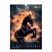 Календар настінний 2026 р., А3, 1 пружина, Symbol of the year Buromax BM.210600