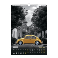 Календар настінний 2026 р., А3, 1 пружина, Emphasis on color Buromax BM.210602