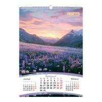 Календарь настенный 2026 г., А2, 1 пружина, Seasons of the year Buromax BM.210652
