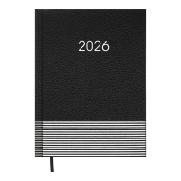 Щоденник датований 2026 PARALLEL, A5, чорний Buromax BM.2107-01
