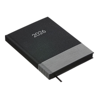 Щоденник датований 2026 PARALLEL, A5, чорний Buromax BM.2107-01