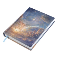 Щоденник астрологічний дат. поліграфічний 2026, A5, 352 арк., синій Buromax BM.210700-02