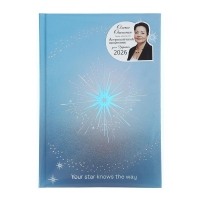 Щоденник астрологічний дат. поліграфічний 2026, A5, 352 арк., блакитний Buromax BM.210700-14