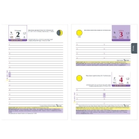 Щоденник астрологічний дат. поліграфічний 2026, A5, 352 арк., блакитний Buromax BM.210700-14