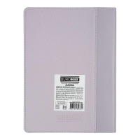 Щоденник датований 2026 AURORA, A5, бузковий, штуч.шкіра/поролон Buromax BM.21115-26