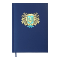  Дневник датированный 2025 HERALDRY, A5, темно-синий, искусственная кожа/поролон Buromax BM.21128-03