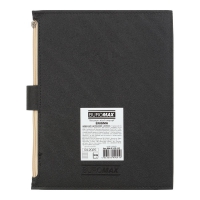 Дневник датированный 2026 ENIGMA, A5, черный, штуч. кожа/поролон Buromax BM.2113-01