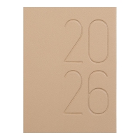 Щоденник датований 2026 MORANDI STYLE, A5, пісочний, штучна шкіра Buromax BM.21135-22