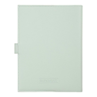Дневник датированный 2026 NUDE, A5, светло-зеленый, штуч.кожа Buromax BM.21140-15