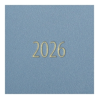 Щоденник датований 2026 PANDORA, A5, синій, штуч.шкіра Buromax BM.21141-02