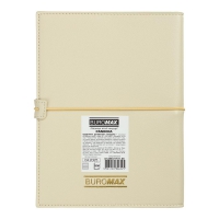 Щоденник датований 2026 PANDORA, A5, бежевий, штуч.шкіра Buromax BM.21141-28