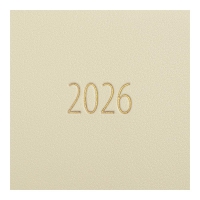 Щоденник датований 2026 PANDORA, A5, бежевий, штуч.шкіра Buromax BM.21141-28