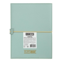 Щоденник датований 2026 PANDORA, A5, м'ятний, штуч.шкіра Buromax BM.21141-38