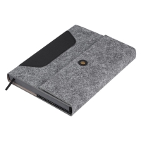 Щоденник датований 2026 OSCAR, A5, чорний, штуч.шкіра Buromax BM.21142-01