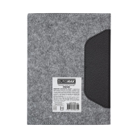 Щоденник датований 2026 OSCAR, A5, чорний, штуч.шкіра Buromax BM.21142-01