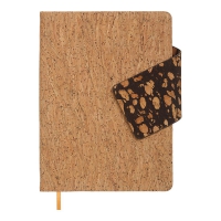 Щоденник датований 2026 NATURE, A5, крафт, штуч.шкіра Buromax BM.21143-34