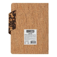 Щоденник датований 2026 NATURE, A5, крафт, штуч.шкіра Buromax BM.21143-34