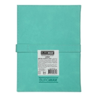 Щоденник датований 2026 LEROY, A5, бірюзовий, штуч.шкіра Buromax BM.21145-06