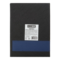 Щоденник датований 2026 PRESTIGE, A5, чорний, штуч.шкіра Buromax BM.21147-01