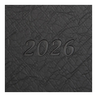 Щоденник датований 2026 PRESTIGE, A5, чорний, штуч.шкіра Buromax BM.21147-01