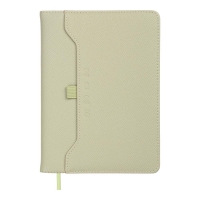 Щоденник датований 2026 SAVANA, A5, сірий, штуч.шкіра Buromax BM.21148-09