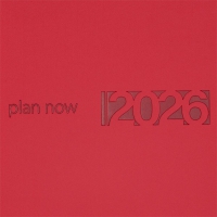 Щоденник датований 2026 MADERA, A5, червоний, штуч.шкіра Buromax BM.21150-05