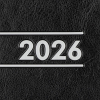 Щоденник датований 2026 MEMORY, A5, чорний, штуч.шкіра Buromax BM.21151-01