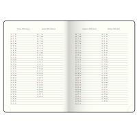 Дневник датированный 2026 BLOOM, A5, фиолетовый, штуч.кожа Buromax BM.21156-07