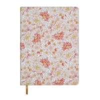 Дневник датированный 2026 BLOOM, A5, бежевый, штуч.кожа Buromax BM.21156-11