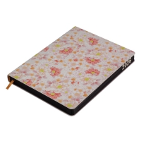 Дневник датированный 2026 BLOOM, A5, бежевый, штуч.кожа Buromax BM.21156-11