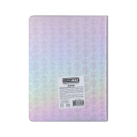 Дневник датированный 2026 BLOOM, A5, серебряный, штуч.кожа Buromax BM.21156-24