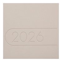Щоденник датований 2026 LIGHT MORANDI, A5, молочний, штуч.шкіра Buromax BM.21158-37