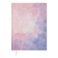 Щоденник датований поліграфічний MELODY 2026 , A5, рожевий Buromax BM.21163-10