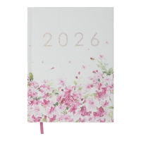 Щоденник датований поліграфічний MELODY 2026 , A5, білий Buromax BM.21163-12