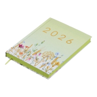Щоденник датований поліграфічний MELODY 2026 , A5, світло-зелений Buromax BM.21163-15