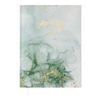 Щоденник датований поліграфічний MIST 2026, A5, зелений Buromax BM.21164-04