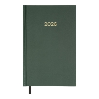 Щоденник датований 2026 SIMPLE, A5,зелений , бумвініл Buromax BM.21166-04