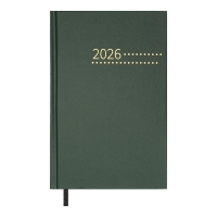 Дневник датированный 2026 ZEST, A5, зеленый, бумвинил Buromax BM.21167-04