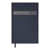 Щоденник датований 2026 TIME, A5, синій, бумвініл Buromax BM.21168-02