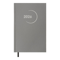 Щоденник датований 2026 MADAM , A5, сірий, бумвініл Buromax BM.21170-09