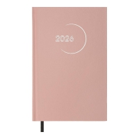 Дневник датированный 2026 MADAM, A5, светло-розовый, бумвинил Buromax BM.21170-43