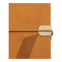 Щоденник датований 2026 BEST, A5, бежевий, штуч.шкіра Buromax BM.2126-28