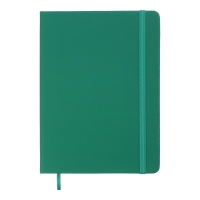 Щоденник датований 2026 TOUCH ME, A5, зелений, штуч. шкіра Buromax BM.2137-04