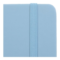 Дневник датированный 2026 TOUCH ME, A5, голубой, штуч. кожа Buromax BM.2137-14