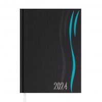 Дневник датированный 2024 WAVE, A5, бирюзовый Buromax BM.2147-06