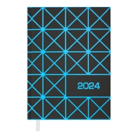Дневник датированный 2024 LINEA, A5, синий Buromax BM.2151-02