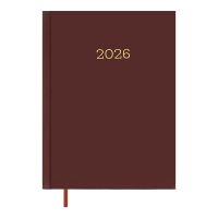 Щоденник датований 2026 MONOCHROME, A5, бордовий Buromax BM.2160-13